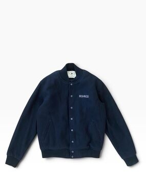 ROUGH Rugs RGHRGS Wool Blend Varsity Bomber Jacket